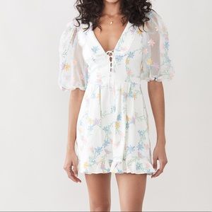 For Love & Lemons Majorie Mini Dress